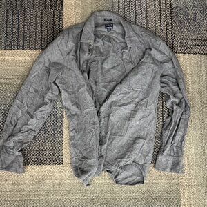 J. Crew Men's Charcoal Lightweight Shirt Jacket